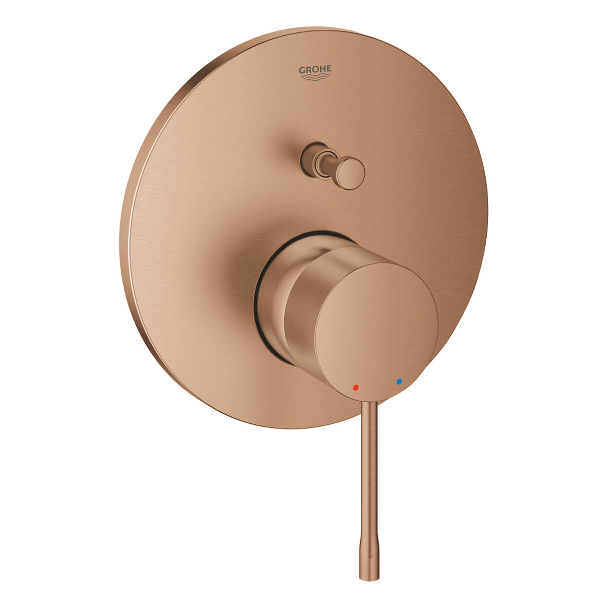 Grohe Essence New Ankastre Banyo/Duş Bataryası (Sıva Üstü Grubu), Fırçalı Bakır - Ürün Görseli