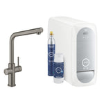Grohe Blue Home Arıtmalı İçme Suyu ve Soda Yapan Eviye Bataryası, Fırçalı Sert Grafit - Ürün Görseli
