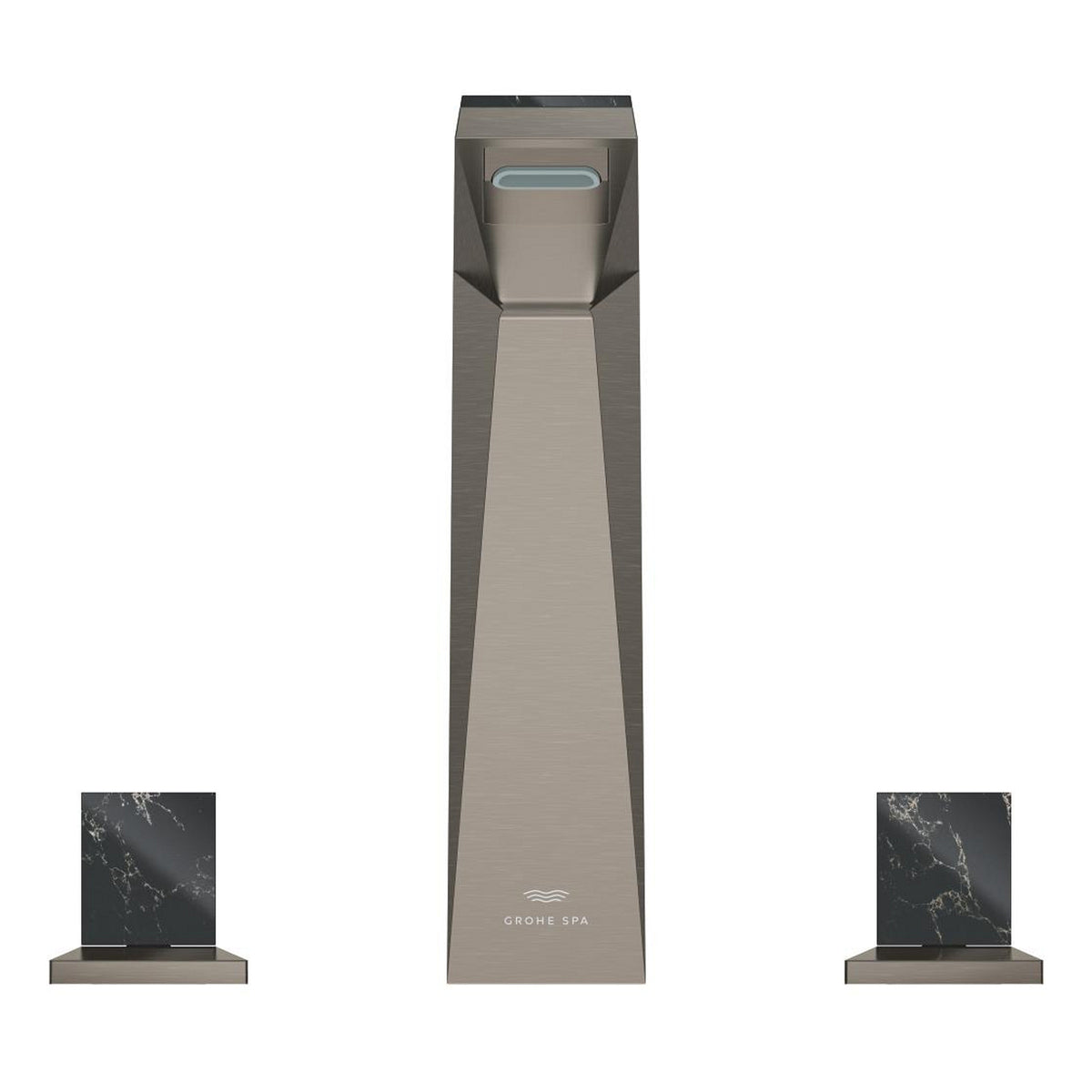 Grohe Allure Brilliant Private Collection L-Boy, 3 Delikli Lavabodan Ankastre Lavabo Bataryası, Sifon Kumandalı, Fırçalı Sert Grafit - Ürün Görseli