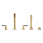 Grohe Atrio Private Collection 5 Delikli Ankastre Küvet Bataryası (Sıva Üstü Grubu), Altın - Ürün Görseli