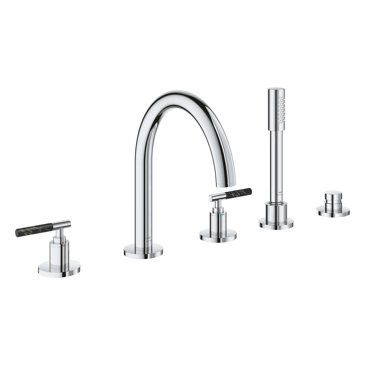 Grohe Atrio Private Collection 5 Delikli Ankastre Küvet Bataryası (Sıva Üstü Grubu) - Ürün Görseli