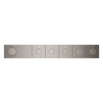 Grohe Grohtherm Aqua Tiles SmartControl Termostatik Ankastre Banyo Bataryası, 5 Çıkışlı, Fırçalı Sert Grafit (Sıva Üstü Grubu) - Ürün Görseli