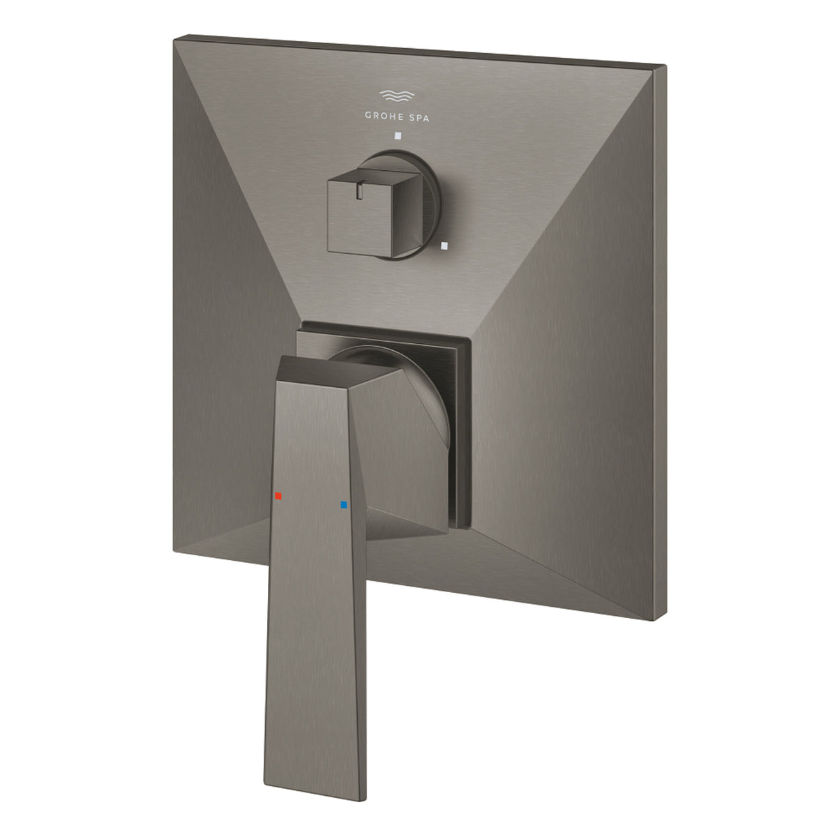 Grohe Allure Brilliant Ankastre Banyo ve Duş Bataryası (Sıva Üstü Grubu), 3 Yollu, Fırçalı Sert Grafit - Ürün Görseli