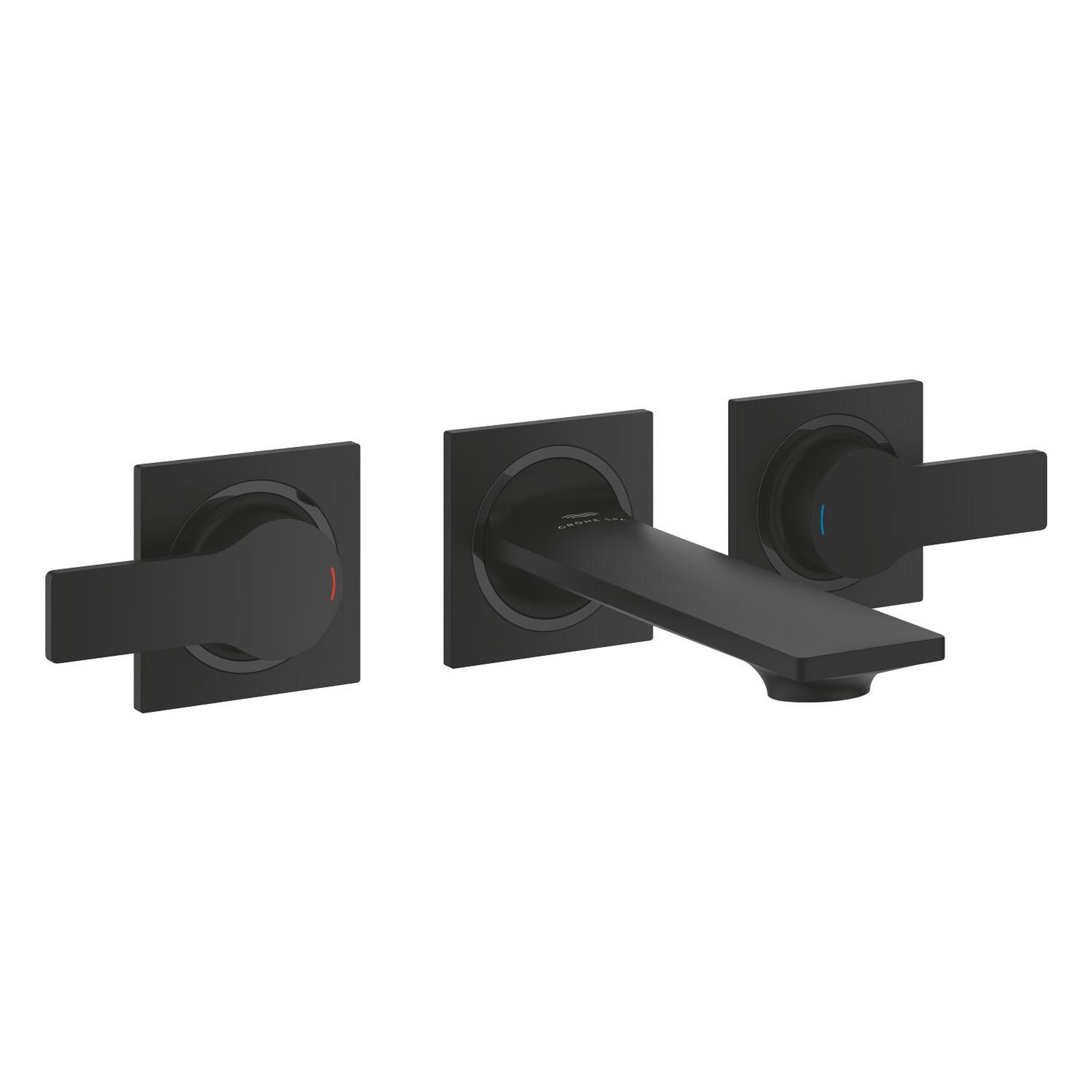 Grohe Allure 3 Delikli Ankastre Lavabo Bataryası (Sıva Üstü Grubu), Hayalet Siyah - Ürün Görseli