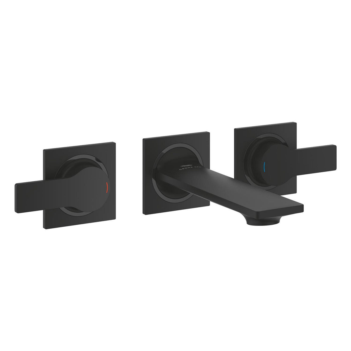 Grohe Allure 3 Delikli Ankastre Lavabo Bataryası (Sıva Üstü Grubu), Hayalet Siyah - Ürün Görseli