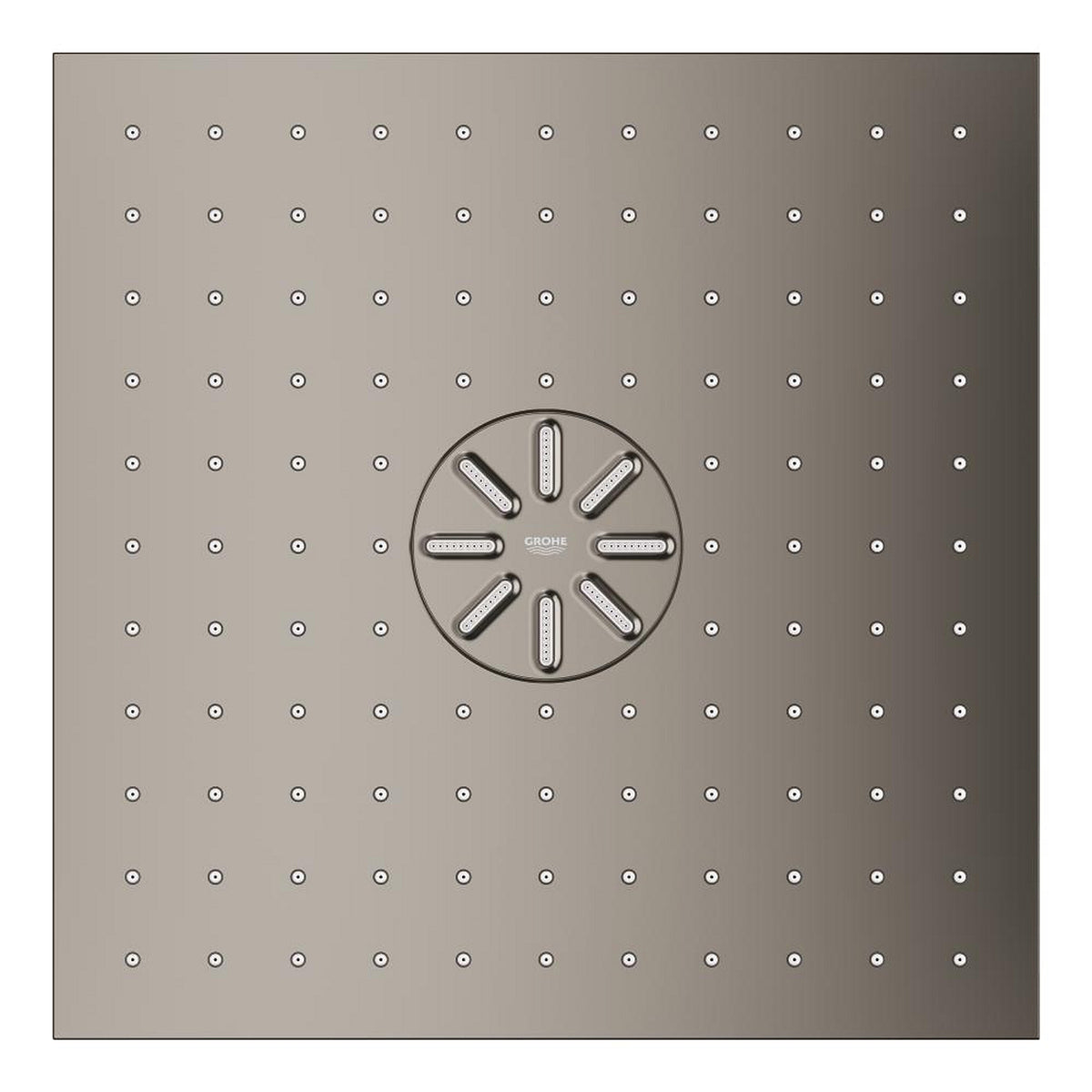 Grohe Rainshower Aqua Duo Ankastre Tepe Duşu, 2 Akışlı, Saten Grafit (Sıva Altı Dahil) - Ürün Görseli