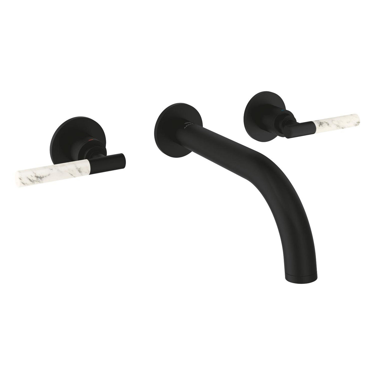 Grohe Atrio Private Collection 3 Delikli Ankastre Lavabo Bataryası (Sıva Üstü Grubu) Hayalet Siyah - Ürün Görseli