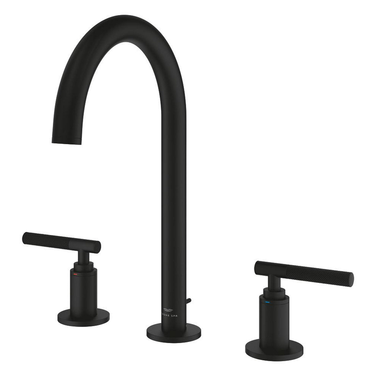 Grohe Atrio Private Collection 3 Delikli Ankastre Sifon Kumandalı Lavabo Bataryası (L-Boy), Hayalet Siyah - Ürün Görseli