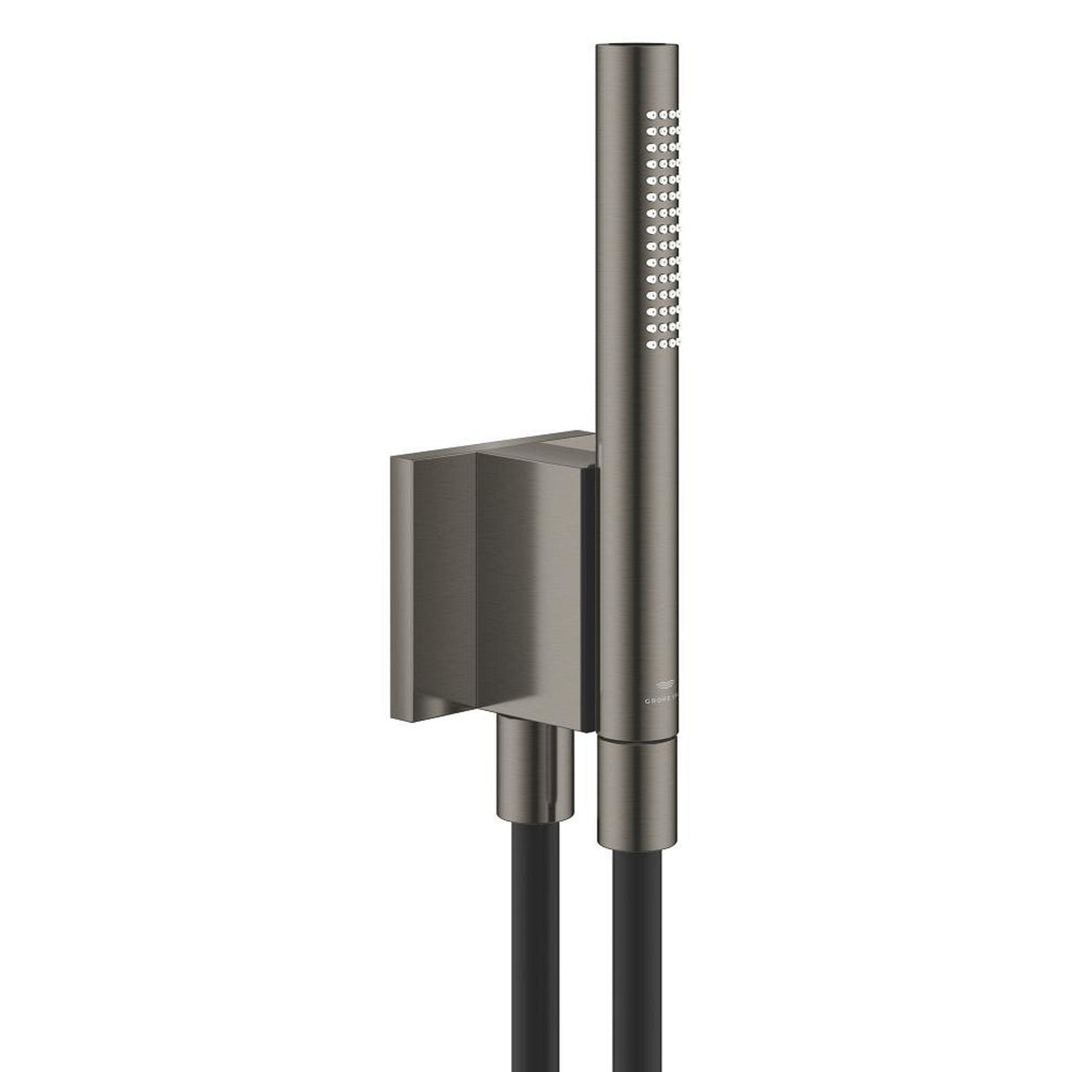 Grohe Rainshower Aqua Stick Ankastre Bağlantılı Manyetik El Duşu Seti, 2 Akışlı, Fırçalı Sert Grafit (Siyah Duş Hortumu) - Ürün Görseli