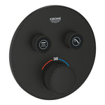 Grohe Grohtherm SmartControl Ankastre Termostatik Banyo/Duş Bataryası (Sıva Üstü Grubu), 2 Yollu, Hayalet Siyah - Ürün Görseli