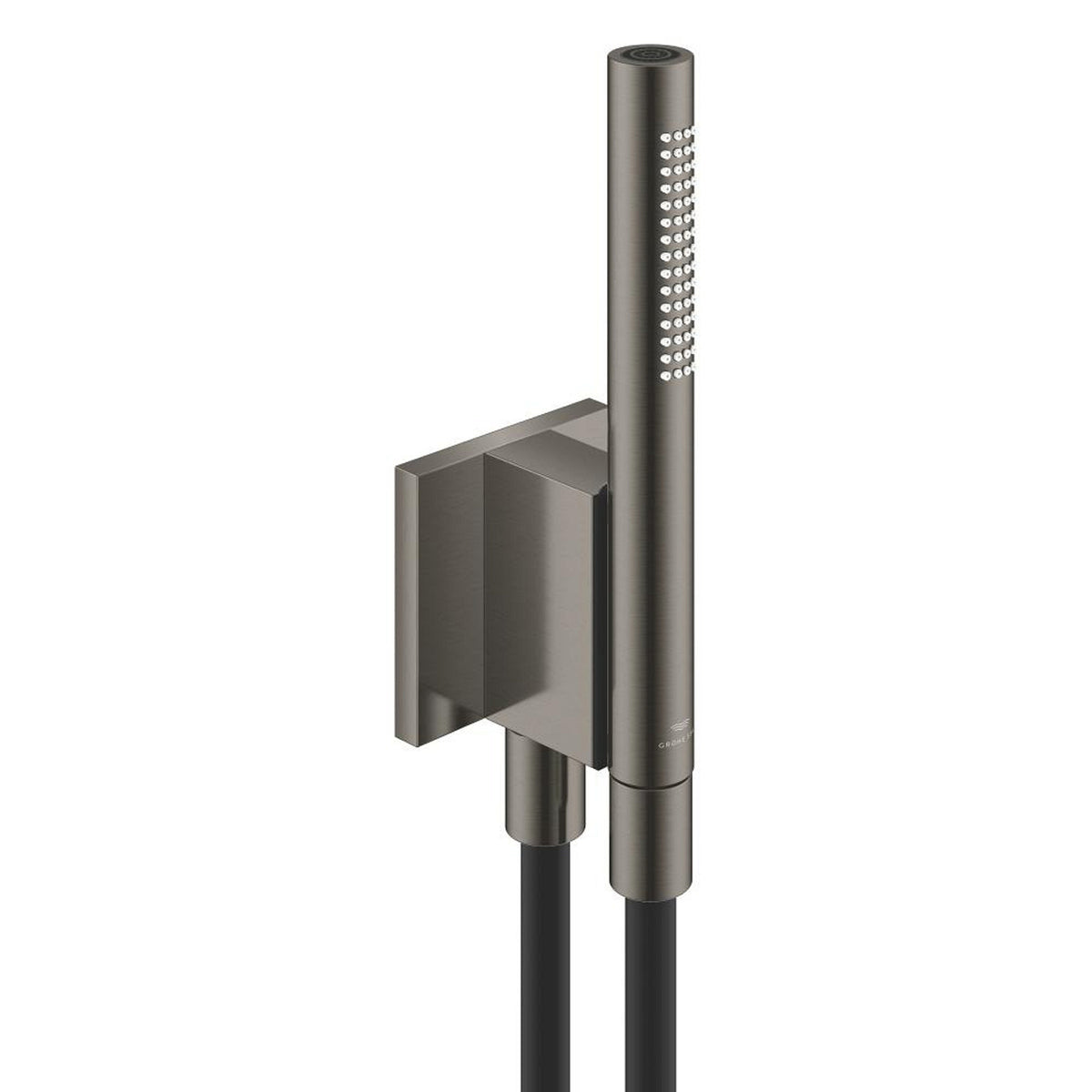 Grohe Rainshower Aqua Stick Ankastre Bağlantılı Manyetik El Duşu Seti, 2 Akışlı, Fırçalı Sert Grafit (Siyah Duş Hortumu) - Ürün Görseli