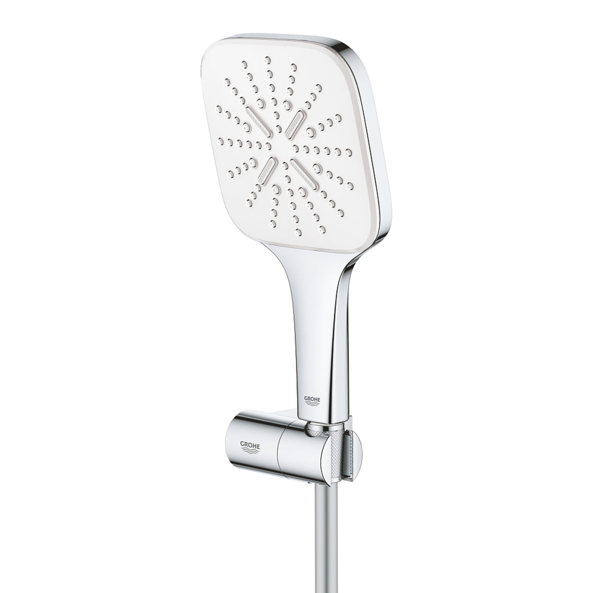 Grohe RainShower SmartActive 130 Cube El Duşu, 3 Akışlı, Krom-Beyaz - Ürün Görseli