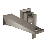 Grohe Allure Brilliant Duvardan Ankastre (L-Boy) Lavabo Bataryası (Sıva Üstü Grubu), Fırçalı Sert Grafit - Ürün Görseli