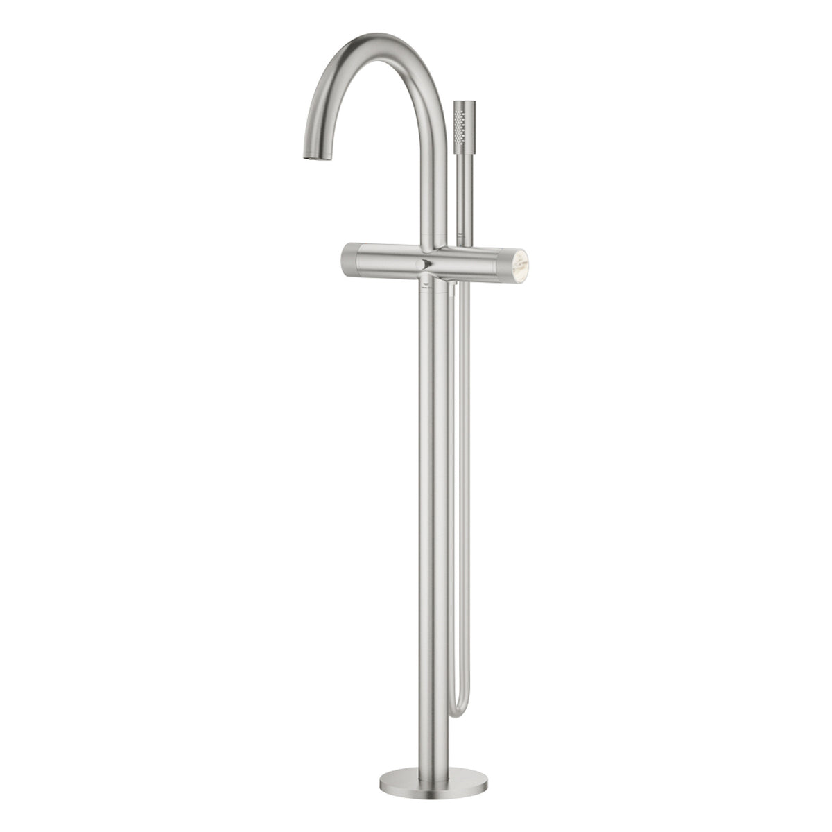 Grohe Atrio Private Collection Tek Yerden Küvet Bataryası (Sıva Üstü Grubu), Paslanmaz Çelik - Ürün Görseli