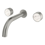 Grohe Atrio Private Collection 3 Delikli Ankastre Lavabo Bataryası (Sıva Üstü Grubu) Saten Çelik - Ürün Görseli