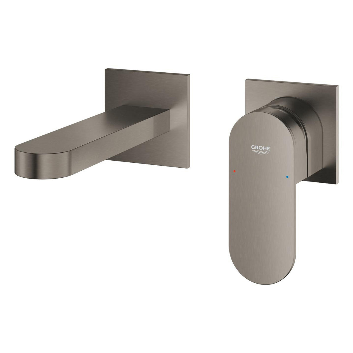 Grohe Plus Ankastre Lavabo Bataryası, (Sıva Üstü Grubu) M-Boy, Fırçalı Sert Grafit - Ürün Görseli