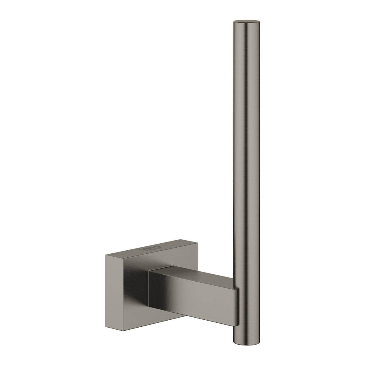 Grohe Essentials Cube Yedek Tuvalet Kağıtlığı, Fırçalı Sert Grafit - Ürün Görseli
