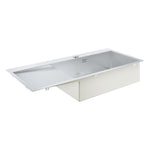 Grohe K1000 Damlalıklı Tek Gözlü Eviye, Paslanmaz Çelik (Sol Damlalıklı, 116x52 cm) - Ürün Görseli