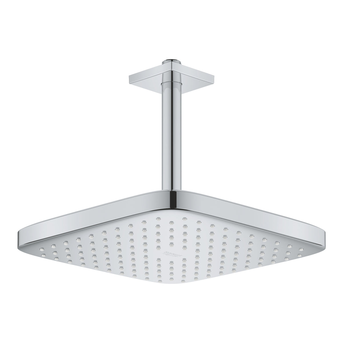 Grohe Tempesta 250 Kare Tepe Duşu Tek Akışlı, 25 cm (Tavandan Dirsek Dahil) Krom-Beyaz - Ürün Görseli