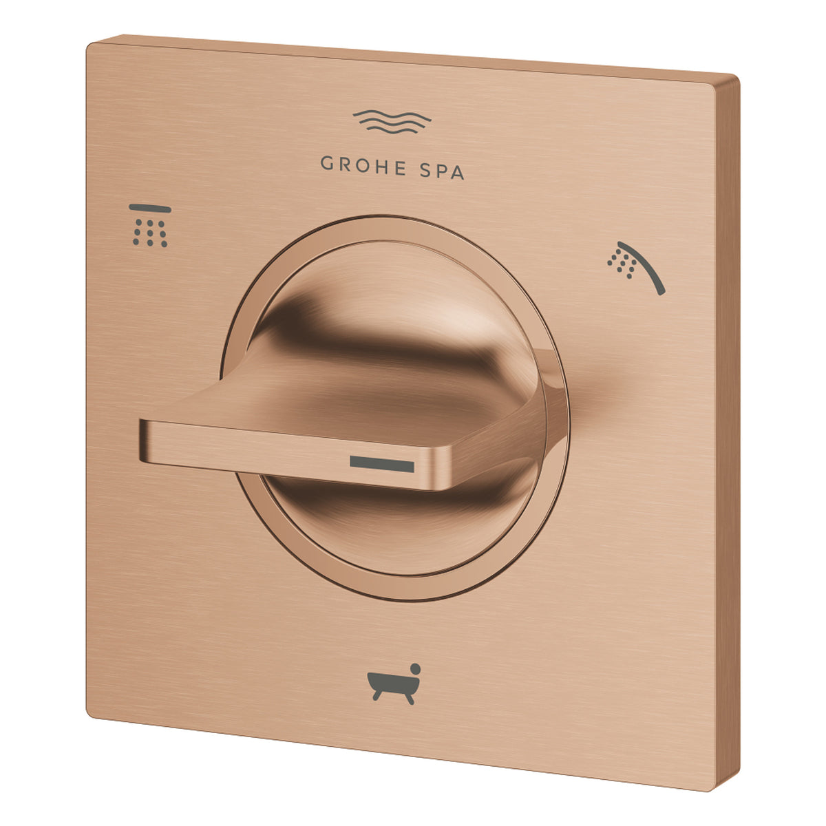 Grohe Allure 3 Yönlü Yönlendirici (Sıva Üstü Grubu), Fırçalı Bakır - Ürün Görseli