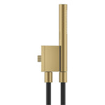 Grohe Rainshower Aqua Stick Ankastre Bağlantılı Manyetik El Duşu Seti, 2 Akışlı, Fırçalı Altın (Siyah Duş Hortumu) - Ürün Görseli