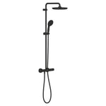 Grohe Tempesta System 250 Duvara Monte Termostatik Bataryalı Duş Kolonu, Mat Siyah - Ürün Görseli