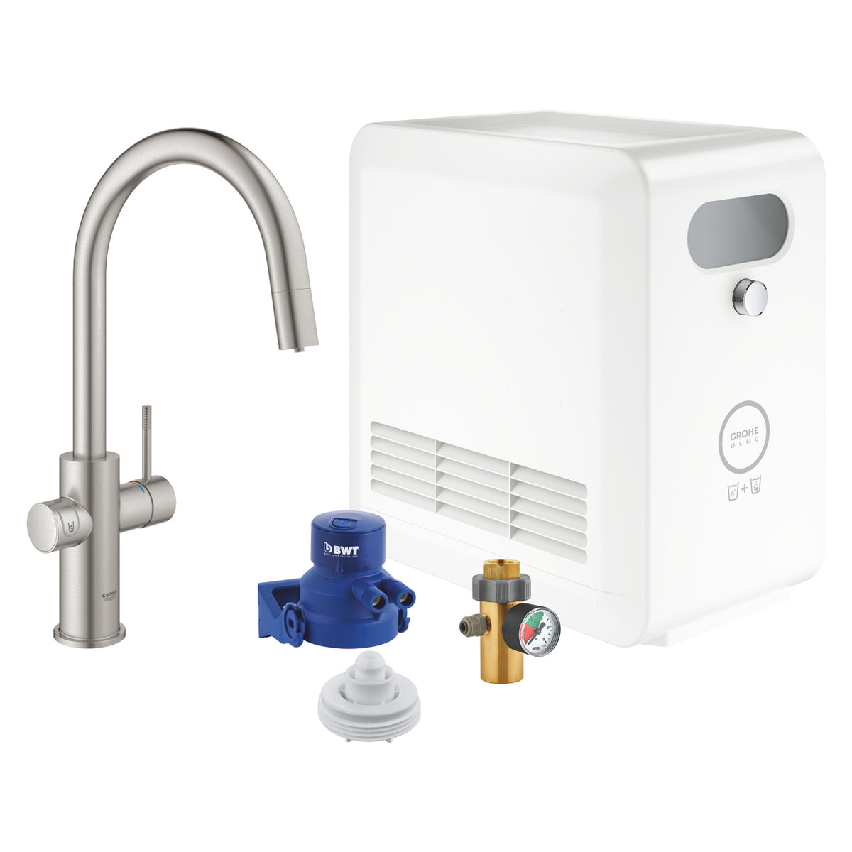 Grohe Blue Professional Eviye Bataryası Seti, Paslanmaz Çelik - Ürün Görseli