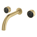 Grohe Atrio Private Collection 3 Delikli Ankastre Lavabo Bataryası (Sıva Üstü Grubu) Fırçalı Altın - Ürün Görseli