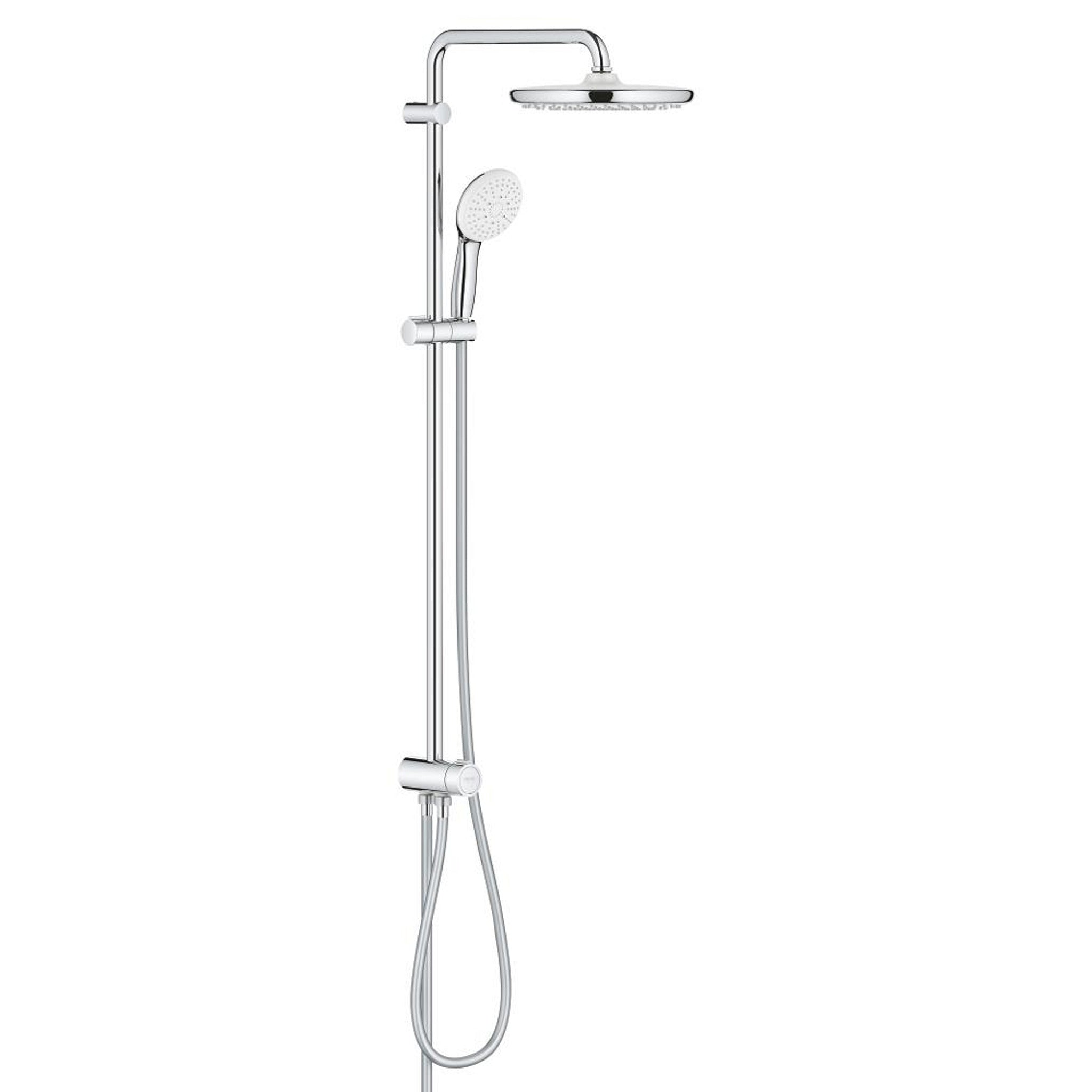 Grohe Tempesta System 250 Duvara Monte Duş Sistemi, Yön Değiştiricili, Krom-Beyaz - Ürün Görseli