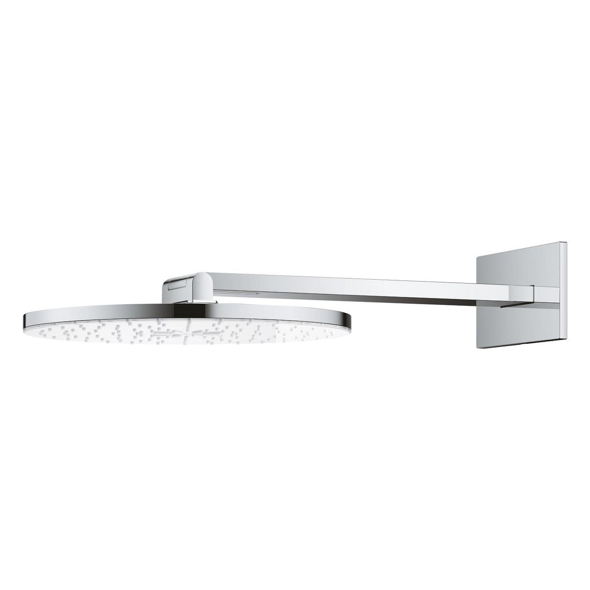 Grohe Rainshower Aqua Yuvarlak Tepe Duşu Seti, 36 cm, 2 Akışlı, Krom-Ay Beyazı - Ürün Görseli