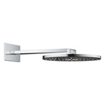 Grohe Rainshower Aqua Yuvarlak Tepe Duşu Seti, 36 cm, 2 Akışlı, Siyah-Krom - Ürün Görseli