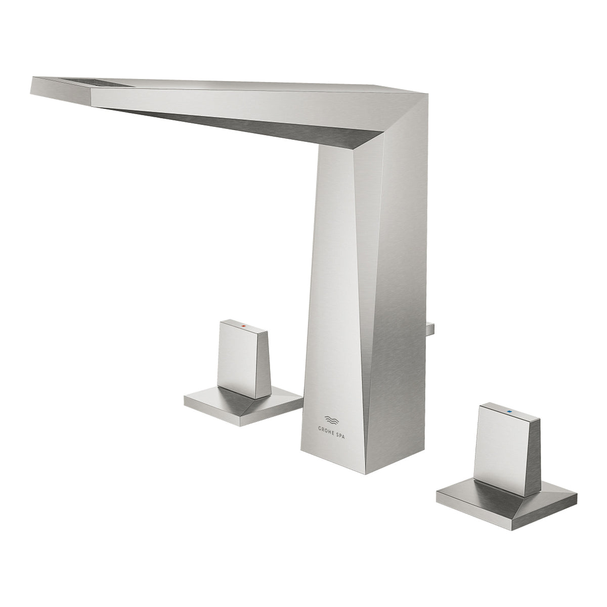 Grohe Allure Brilliant L-Boy, 3 Delikli Lavabodan Ankastre Lavabo Bataryası, Sifon Kumandalı, Paslanmaz Çelik - Ürün Görseli