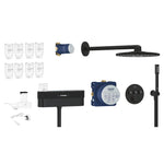 Grohe Purefoam SmartControl Ankastre Duş Seti, Hayalet Siyah (Su ve Sabun Püskürtmeli El Duşu) - Ürün Görseli