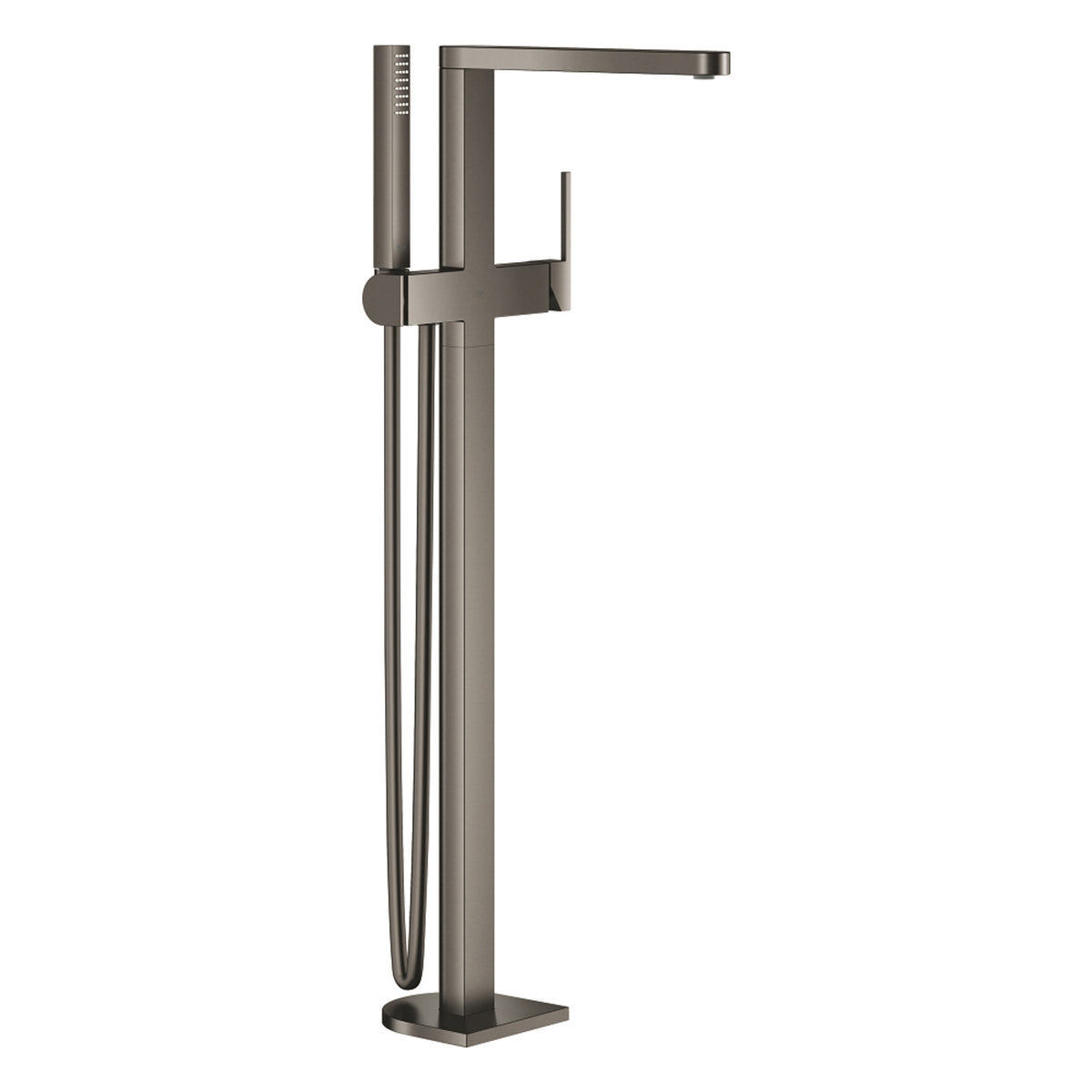 Grohe Plus Yerden Küvet Bataryası (Sıva Üstü Grubu), Fırçalı Sert Grafit - Ürün Görseli