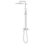 Grohe Tempesta System 250 Cube Kare Tepe Duşlu Duvara Monte Duş Bataryalı Duş Kolonu, Krom-Beyaz - Ürün Görseli