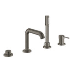 Grohe Essence Dört Delikli Ankastre Küvet Bataryası (Sıva Üstü Grubu), Fırçalı Sert Grafit - Ürün Görseli