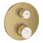 Grohe Atrio Private Collection Ankastre Termostatik Banyo Bataryası (2 Yollu, Sıva Üstü Grubu), Fırçalı Altın - Ürün Görseli