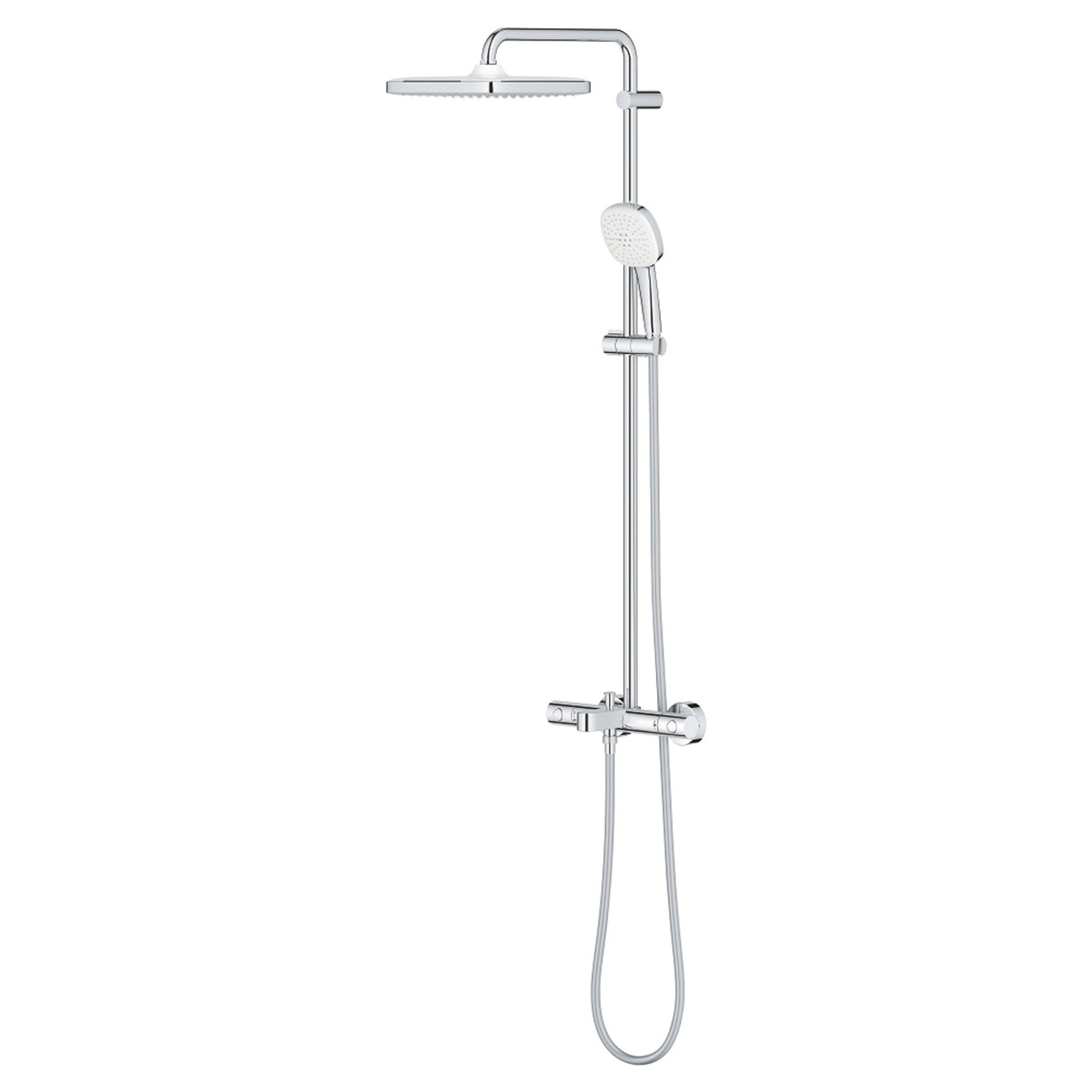 Grohe Tempesta System 250 Cube Duvara Monte Termostatik Banyo Bataryalı Duş Kolonu - Ürün Görseli
