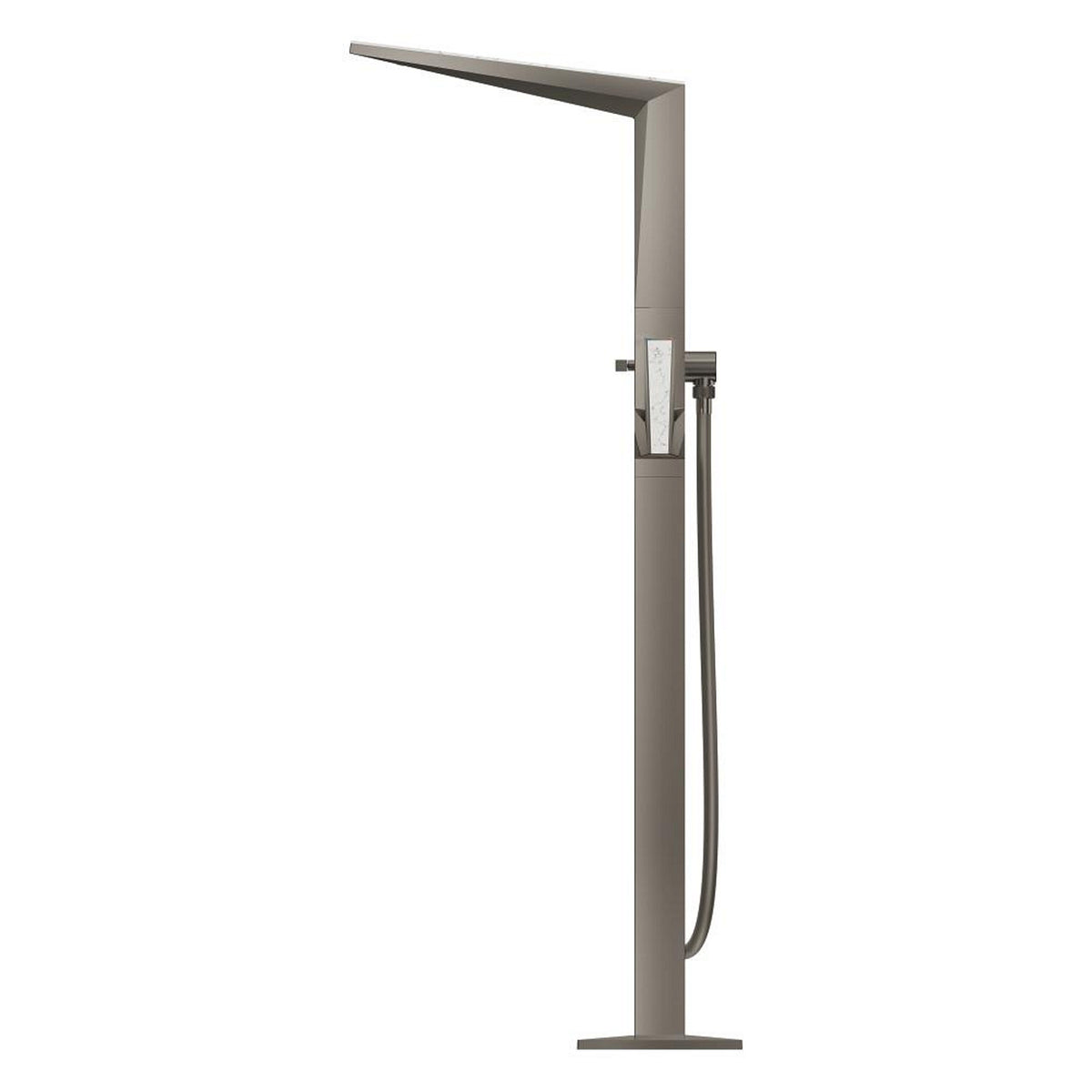 Grohe Allure Brilliant Private Collection Yerden Küvet Bataryası, Fırçalı Sert Grafit - Ürün Görseli