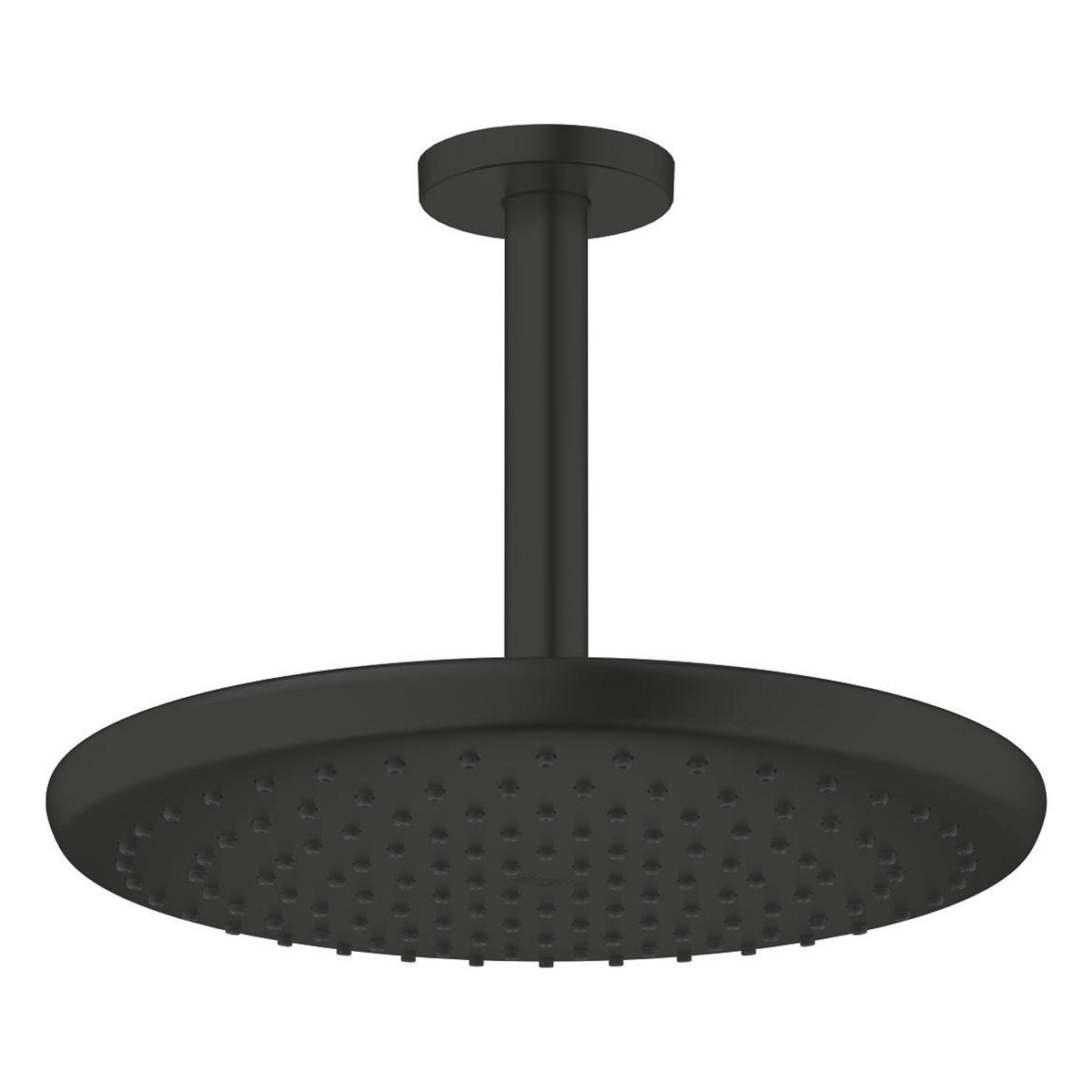 Grohe Tempesta 250 Yuvarlak Tepe Duşu Tek Akışlı, 25 cm (Tavandan Dirsek Dahil), Mat Siyah - Ürün Görseli