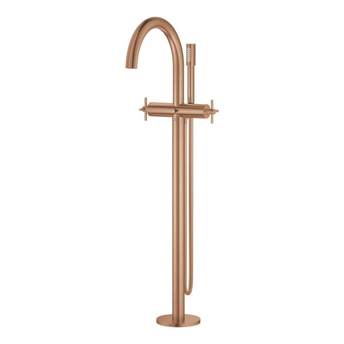 Grohe Atrio Yerden Küvet Bataryası (Sıva Üstü Grubu), Fırçalı Bakır - Ürün Görseli