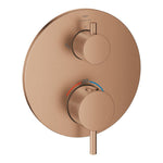 Grohe Atrio Termostatik Banyo/Duş Bataryası (Sıva Üstü Grubu), 2 Yollu, Fırçalı Bakır - Ürün Görseli