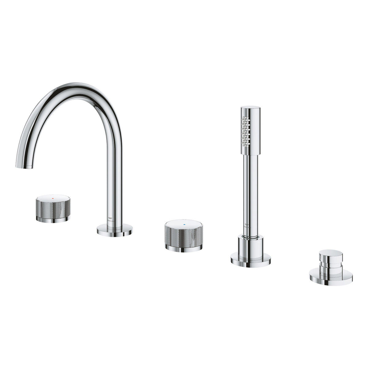 Grohe Atrio Private Collection 5 Delikli Ankastre Küvet Bataryası (Sıva Üstü Grubu) - Ürün Görseli