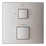 Grohe Allure Brilliant Private Collection Ankastre Termostatik Banyo Bataryası (2 Yollu, Sıva Üstü Grubu), Paslanmaz Çelik - Ürün Görseli