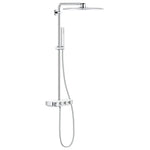 Grohe Euphoria SmartControl System 310 Cube Duo Duvara Monte Termostatik Bataryalı Duş Sistemi, Ay Beyazı - Ürün Görseli