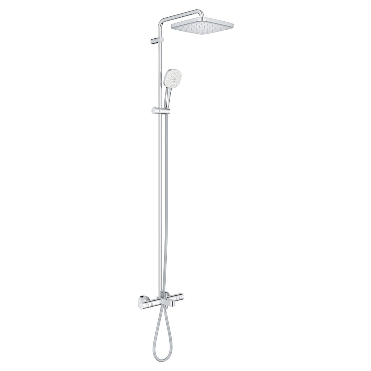 Grohe Tempesta System 250 Cube Duvara Monte Termostatik Banyo Bataryalı Duş Kolonu - Ürün Görseli
