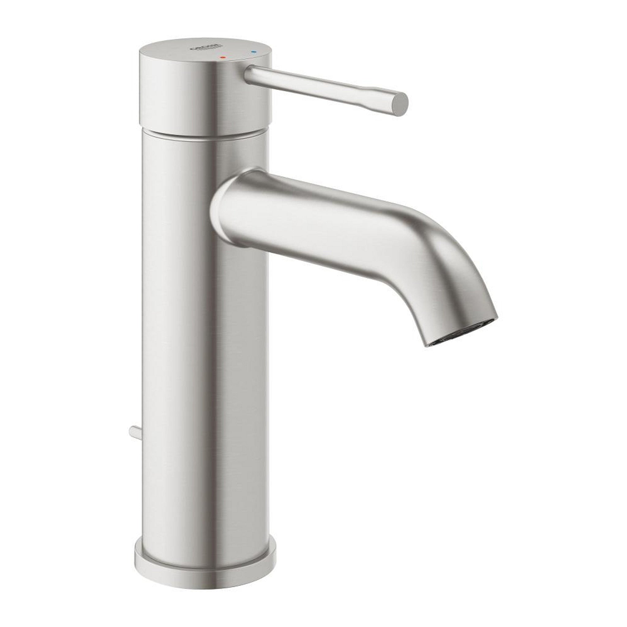 Grohe Essence New Lavabo Bataryası, Sifon Kumandalı, Paslanmaz Çelik - Ürün Görseli