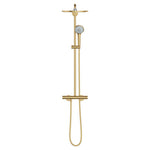 Grohe Euphoria System 310 Duvara Monte Termostatik Duş Bataryalı Duş Sistemi, Fırçalı Altın - Ürün Görseli
