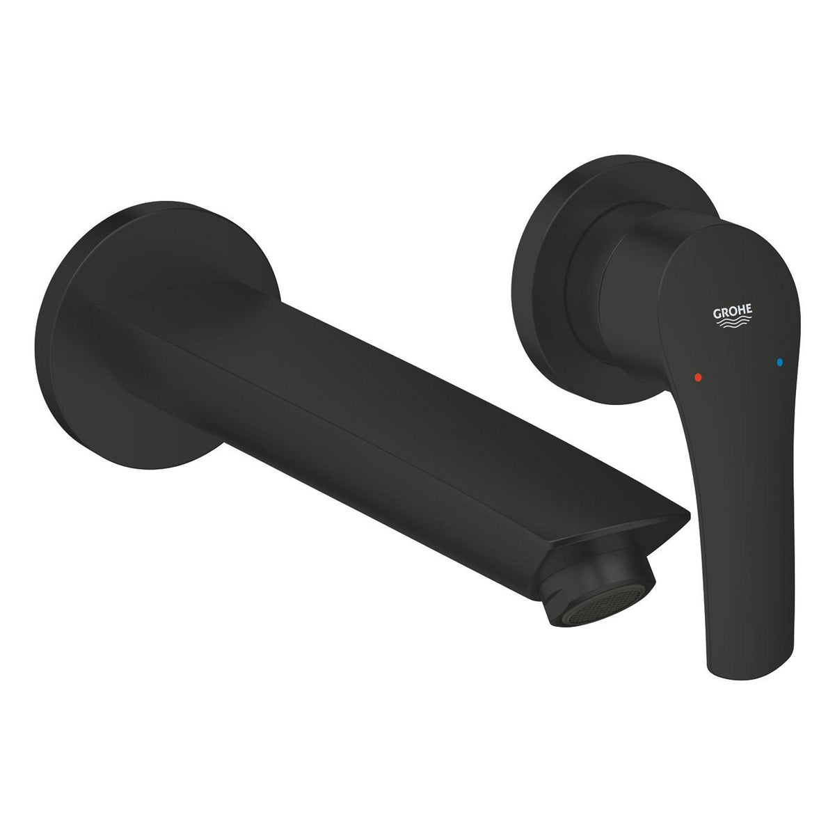 Grohe Eurosmart Duvardan Ankastre Lavabo Bataryası (Sıva Üstü Grubu) M-Boy, Mat Siyah - Ürün Görseli