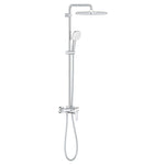 Grohe Tempesta System 250 Cube Kare Tepe Duşlu Duvara Monte Duş Bataryalı Duş Kolonu, Krom-Beyaz - Ürün Görseli